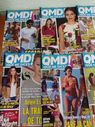 10 revistas Qué me dices año 2015 + Rev Hola 2023