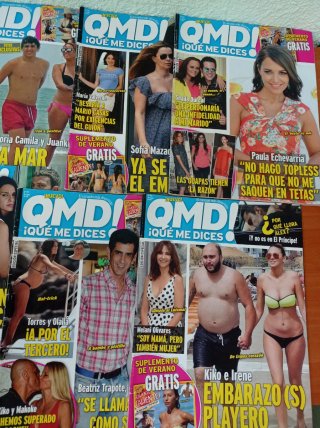 10 revistas Qué me dices año 2015 + Rev Hola 2023