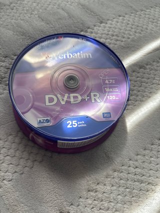 Pack 25 DVD+R Verbatim 4.7GB 16x