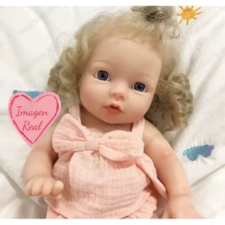 Bebé reborn silicona flexible