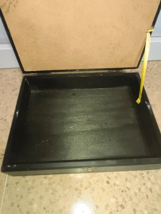 Caja Decorativa Madera Guitarras
