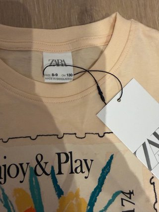 Camiseta Zara nueva con etiquetas