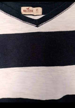 Conjunto Hollister Rayas y Encaje