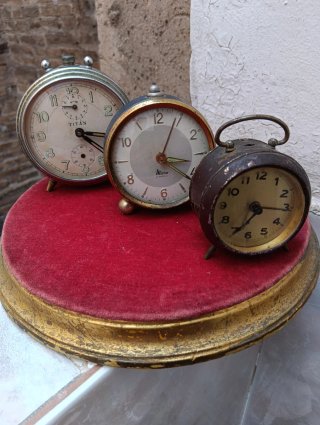Lote 3 Orologi Antichi Decorativi Spagna