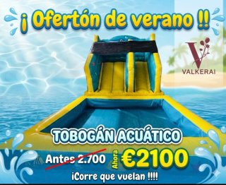 SUPER OFERTA!! Tobogán Acuático Inflable 6x4