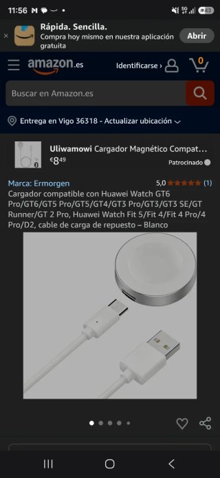 Cargador Magnético Huawei Ermorgen Blanco