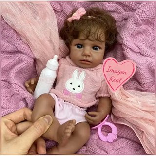 Bebé reborn silicona flexible