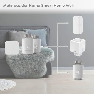 Termostato inteligente para radiador Hama , 2 pzs