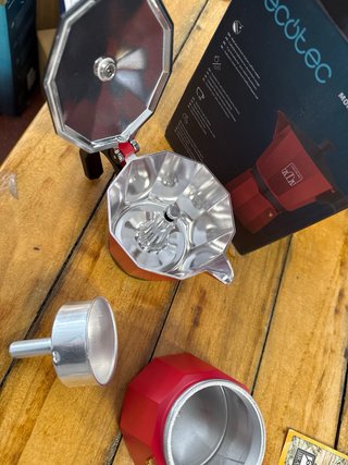 Cafetera Italiana Cecotec Mokclassic 600 Roja