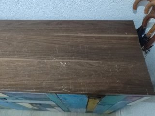 Mueble de entrada/TV aparador multicolor