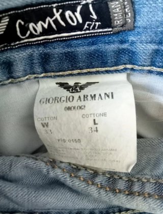 Pantalón vaquero Armani hombre azul