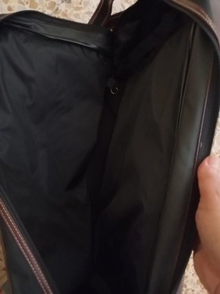 Bolso de viaje DINO negro y marrón