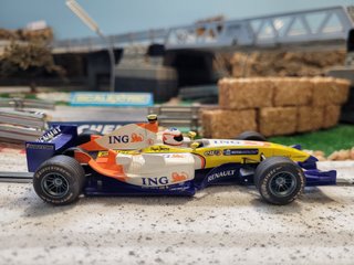 Coche de slot Hornby (Superslot) Renault F1 Team