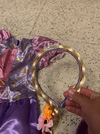 Muñeca Rapunzel y Vestido Talla 4-6