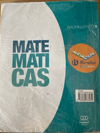 Matemáticas 1 Bachillerato Nueva etapa Bruño