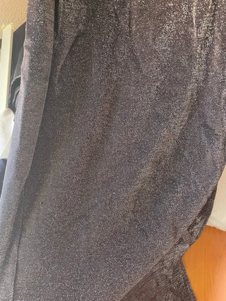 Vestido plateado brillante