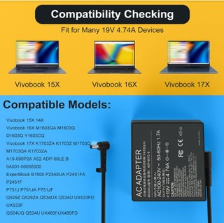 Caricatore 90W Asus Vivobook ExpertBook