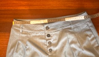 Pantalón pinzas Shein azul Talla L