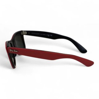 GAFAS DE SOL RAYBAN RB 2140 WAYFARER NEGRAS Y ROJAS