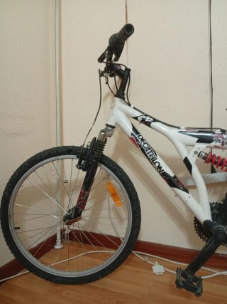 Bici Montaña Decathlon Blanca