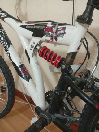 Bici Montaña Decathlon Blanca