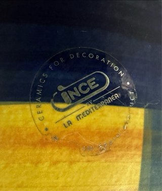Lámpara Vintage INCE La Mediterranea Cerámica