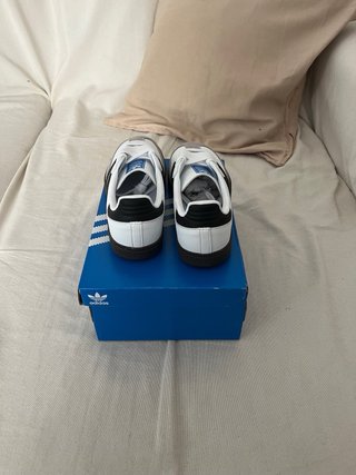 Adidas Samba Talla 39 Gris Blanco