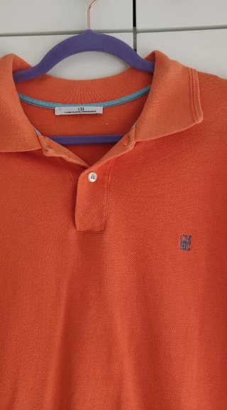 Polo Carolina Herrera Talla L Naranja