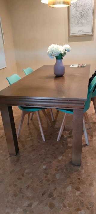 Mesa y mueble de comedor