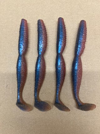 4 vinilos pesca 12 cm