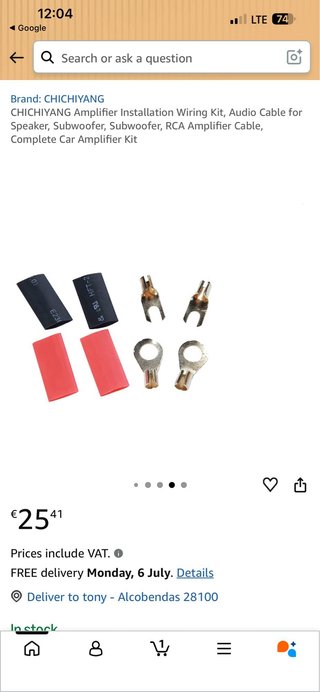 Kit Cableado Amplificador CHICHIYANG