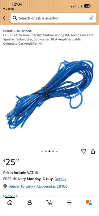 Kit Cableado Amplificador CHICHIYANG