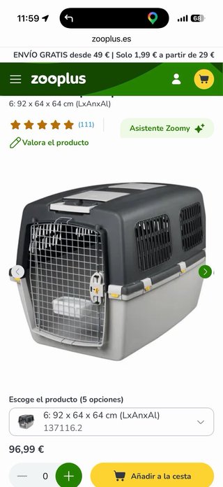 Transportín para mascotas con ruedas