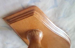 Percha de madera para pared