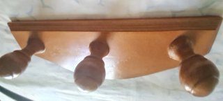 Percha de madera para pared