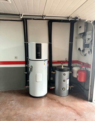 Instalación de Aerotermo para ACS