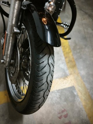 Harley Davidson XL1200 Roadster Negra