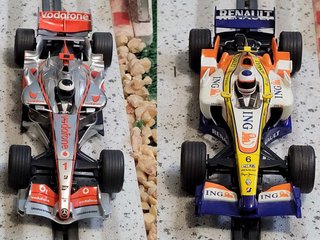 2 Coches slot: McLaren MP4-21 y Renault F1 Team