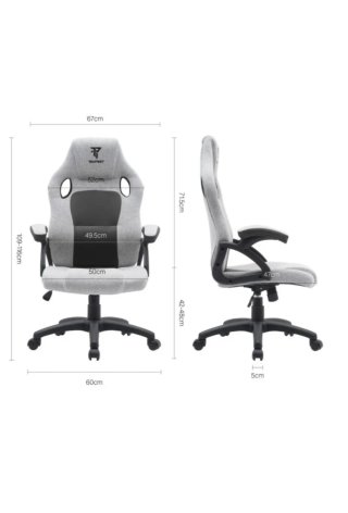 SIN ABRIR Silla Gaming Tempest Discover Gris/Negra