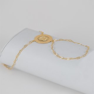 Pulsera pasamanos oro 18k 750