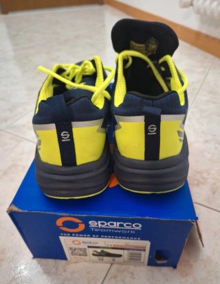 Zapatillas Sparco Talla 42 Azul/Amarillo