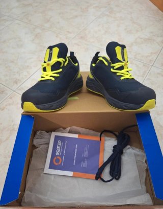 Zapatillas Sparco Talla 42 Azul/Amarillo