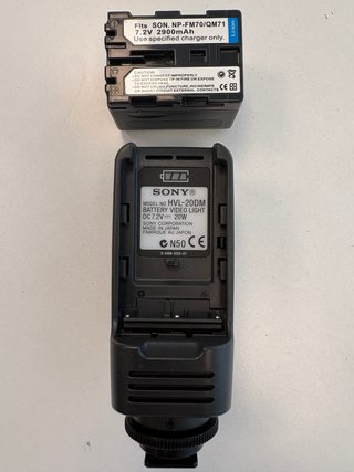 Antorcha Vídeo Sony HVL-20DM
