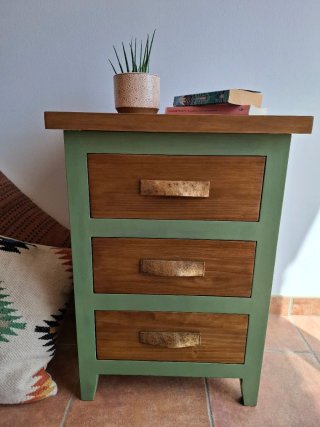Mesitas de noche madera maciza