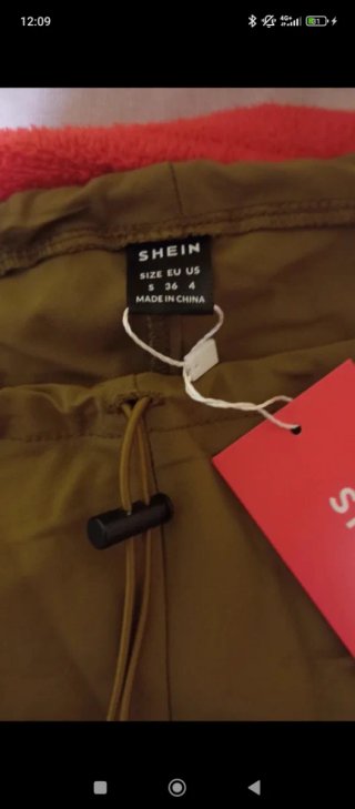 Pantalón Shein verde oliva nuevo con etiqueta