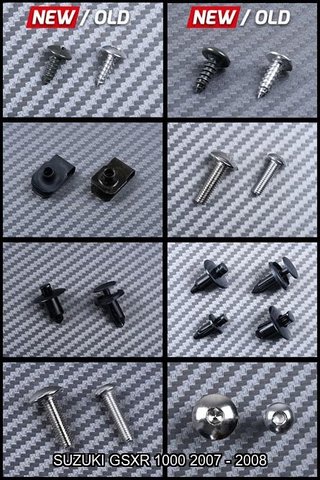 Kit de tornillería para SUZUKI GSXR 1000 2007 2008