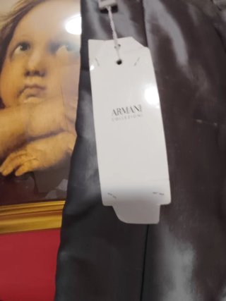 Abito Armani elegante corto grigio taglia 40