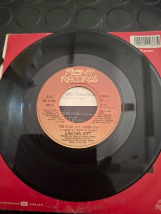 45giri Eartha Kitt This is my life