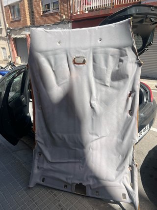 Tapicería techo caido