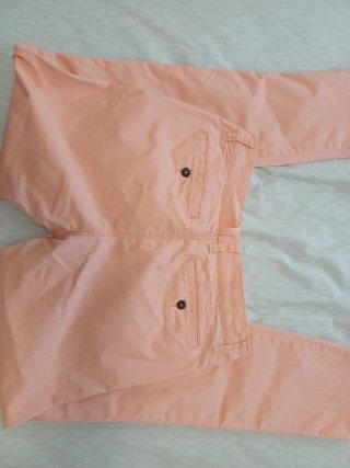 Chinos de hombre color salmon,
